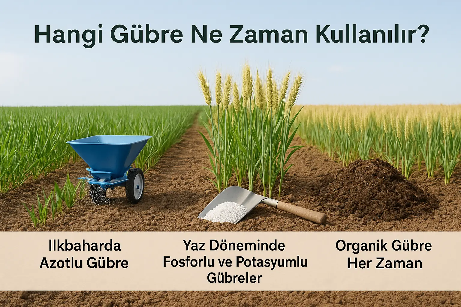 Hangi Gübre Ne Zaman Kullanılır